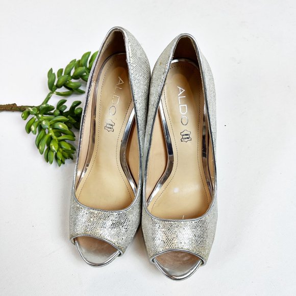 Aldo Sparkly Platform Stilettos - Picture 5 of 6